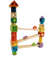 木のおもちゃ アイムトイ 知育玩具/ブロック 積み木　組立てスライダー